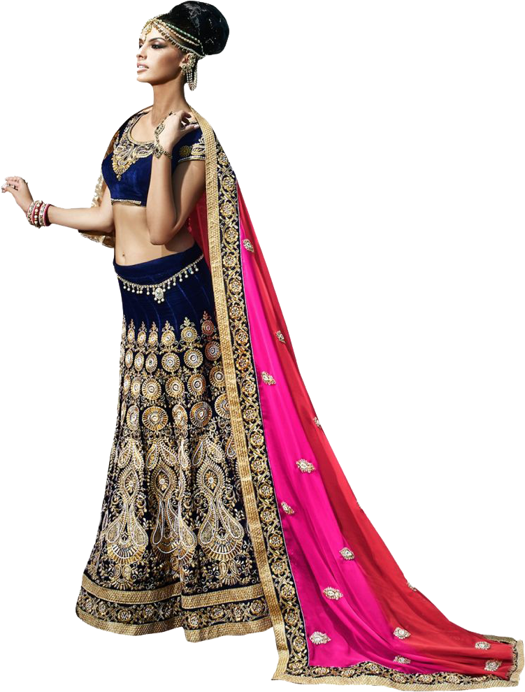 Mermaid Lehenga Png Free Background - Lehenga Png (800x1050), Png Download