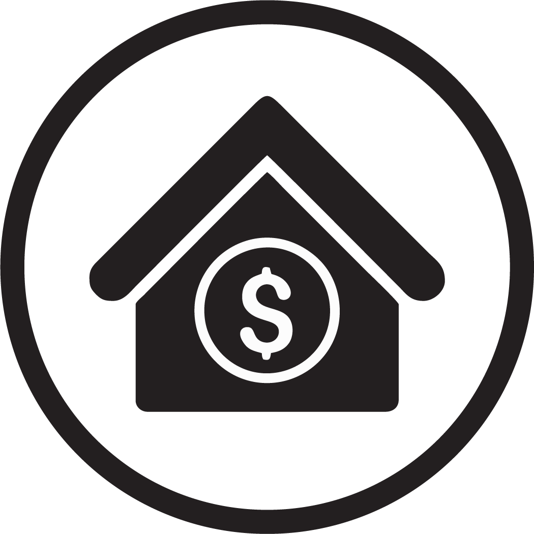 Home-loan - Svg Icon Home Circle (1050x1050), Png Download