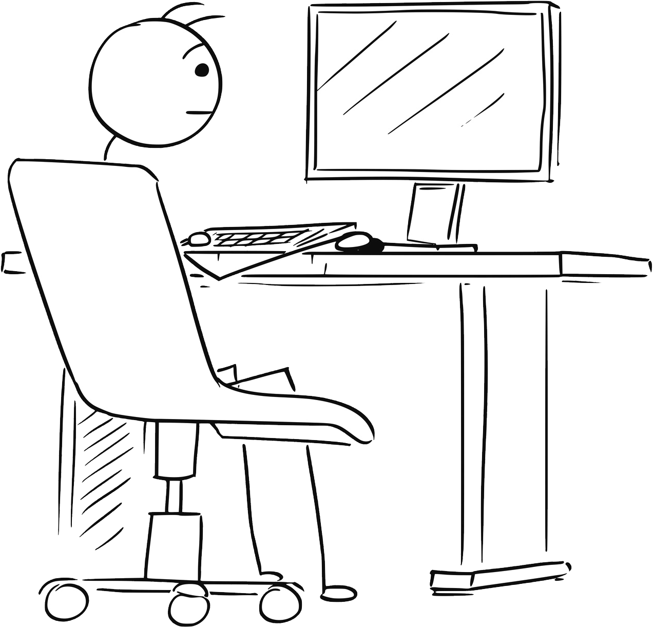 Make Sure You Have A Backup Plan For Everything Just - Office Chair (1272x1221), Png Download