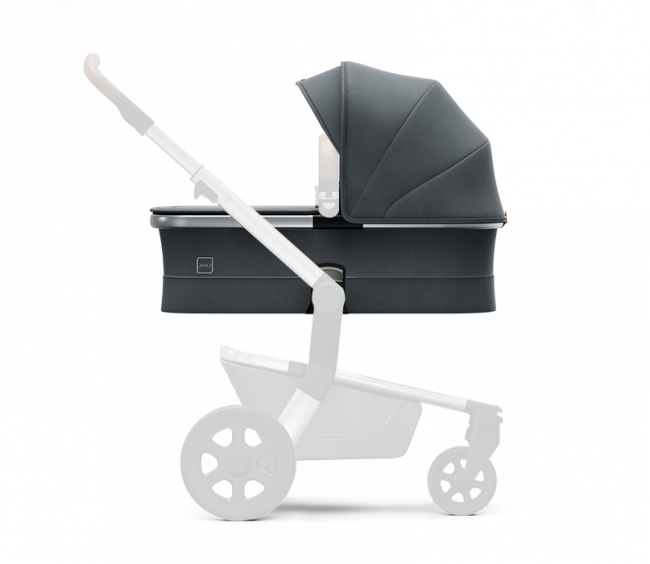 Joolz Hub Cot - Joolz Hub Hippo Grey (650x564), Png Download