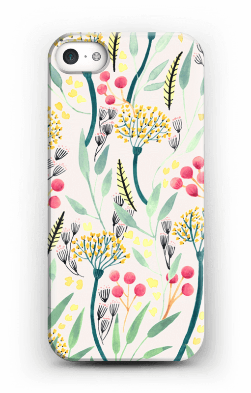 Summer Floral Pattern Case Iphone Se - Mobile Phone Case (511x800), Png Download