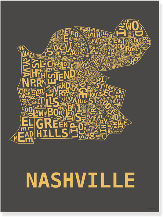 Nashville Hood Print - Poster (800x800), Png Download