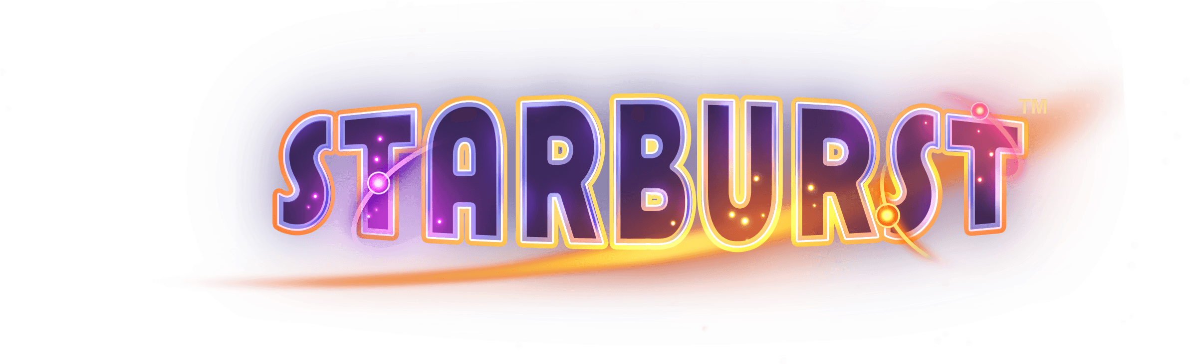 Play Starburst Slot At Arctic Spins - Neon Sign (2564x800), Png Download