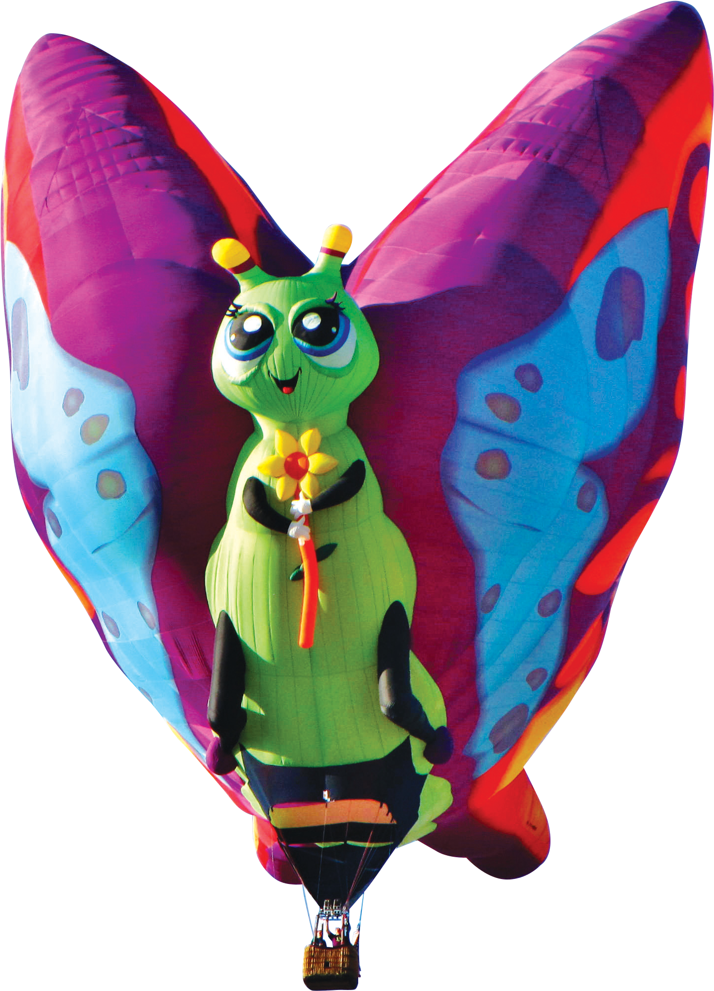 Betty Jean Butterfly - Hot Air Balloon (2448x2448), Png Download