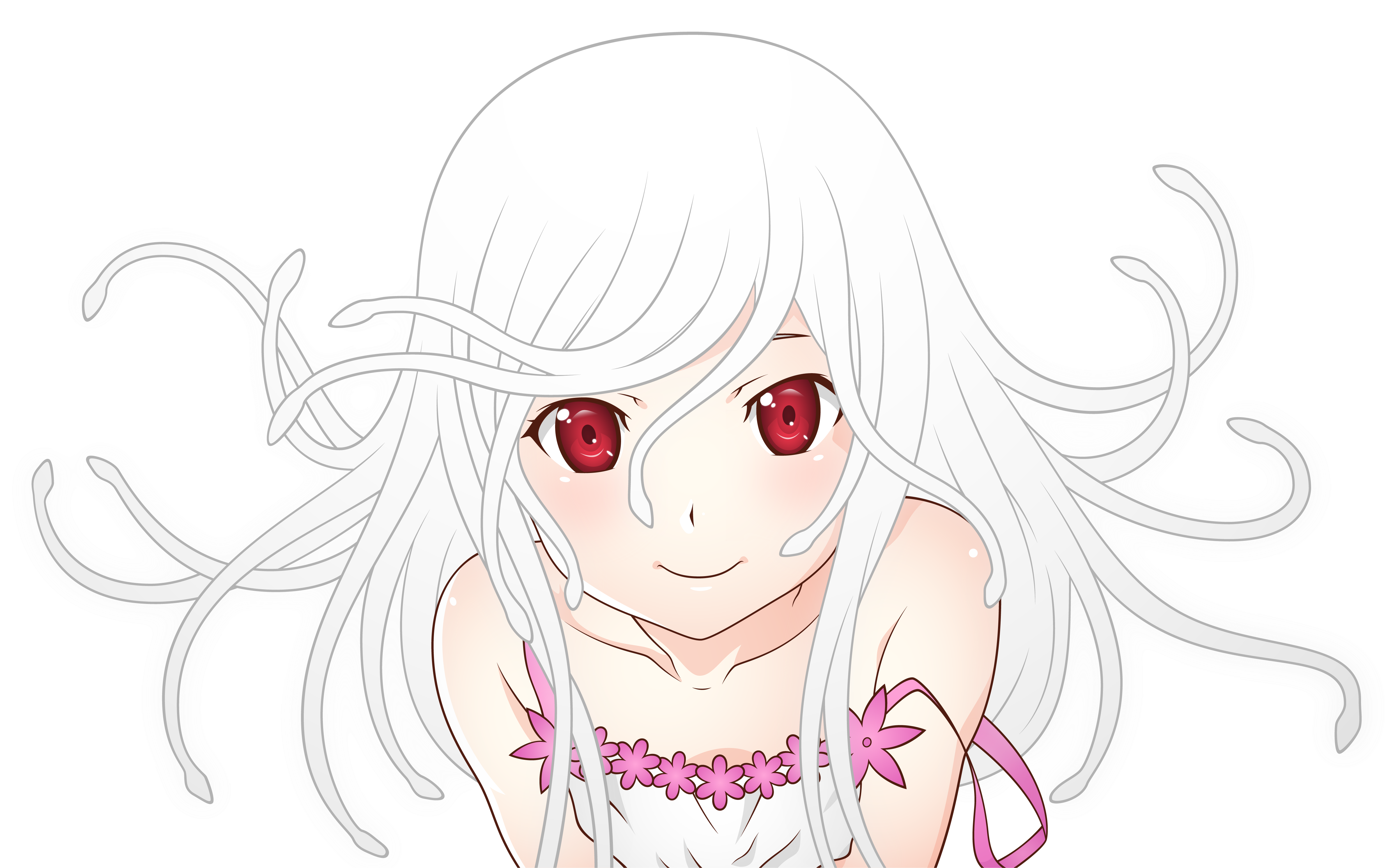 View Fullsize Medusa Nadeko Image - Sengoku Nadeko (5000x3121), Png Download