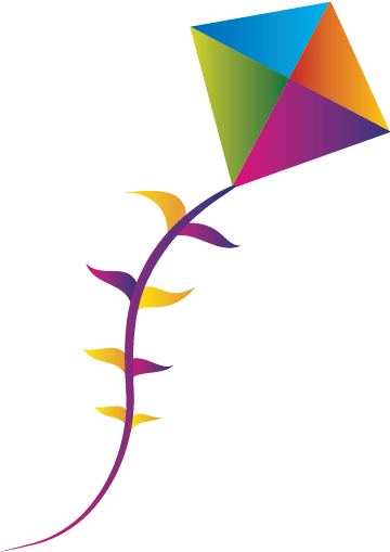 Kids With Kite Png (497x636), Png Download