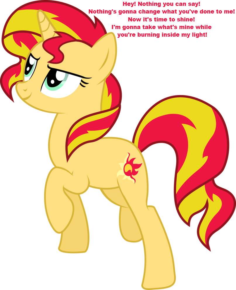 Burn In My Light, Mercy Drive, Pony, Randy Orton, Safe, - Fanart Sunset Shimmer Pony (807x989), Png Download