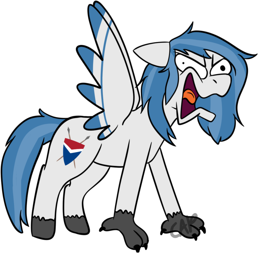 Captainbrowniebite, Hippogriff, Oc, Oc - Cartoon (904x884), Png Download