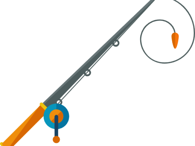Fishing Pole Clipart Png Transparent (640x480), Png Download