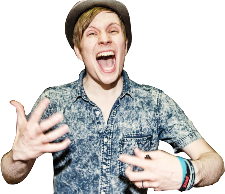 Patrick Stump Fall Out Boy Transparent Transparent - Patrick Stump Hq 2016 (800x654), Png Download