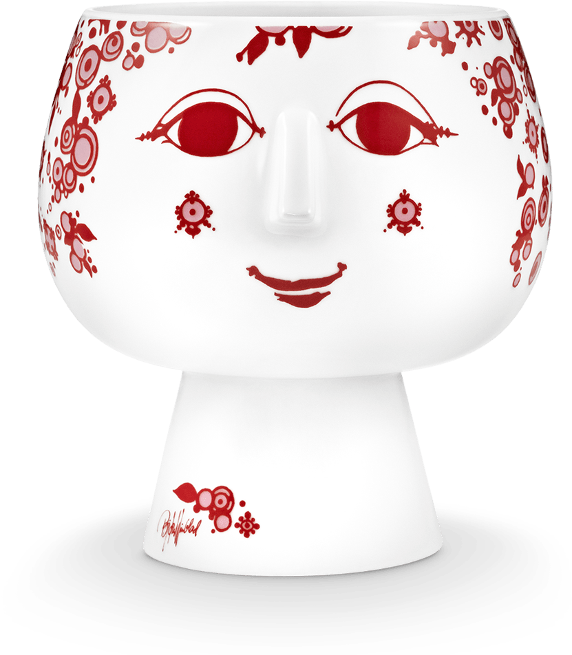 Juliane Flowerpot On Base Red Oe14 Cm Juliane - Bjorn Wiinblad Red (1200x1200), Png Download