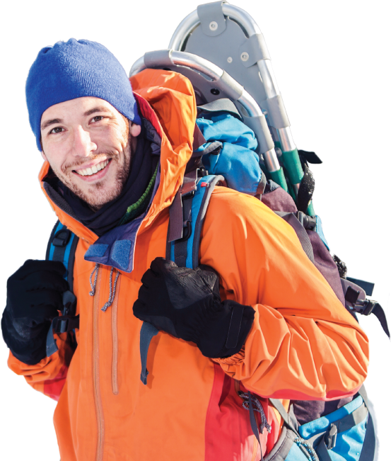 Learn More - Backpacking (553x651), Png Download