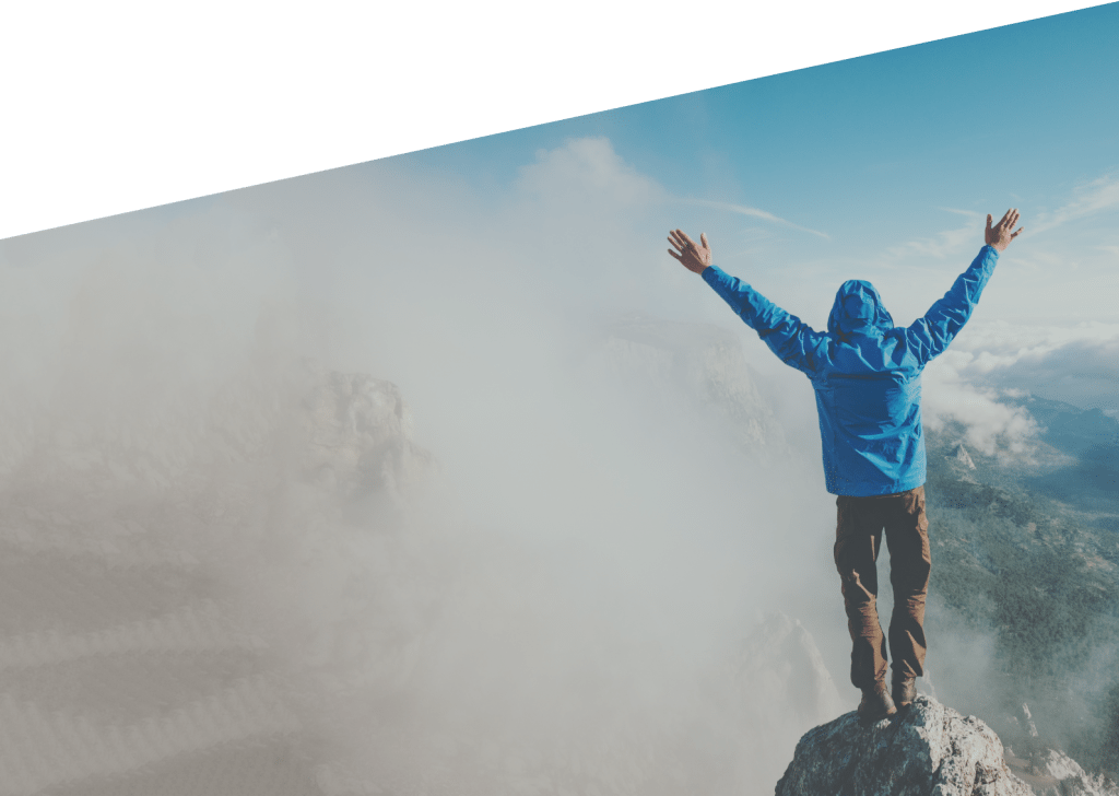 Hiker Design Concept For Corner Canyon Home Page - Summit (1024x728), Png Download