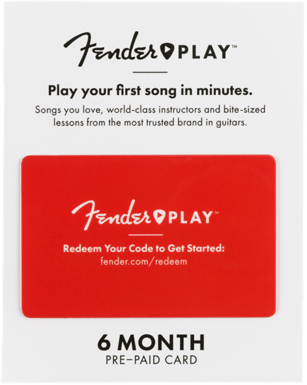6206700001 - $69 - 99 - Fender Play 6 Month Subscription - Fender (1224x1224), Png Download