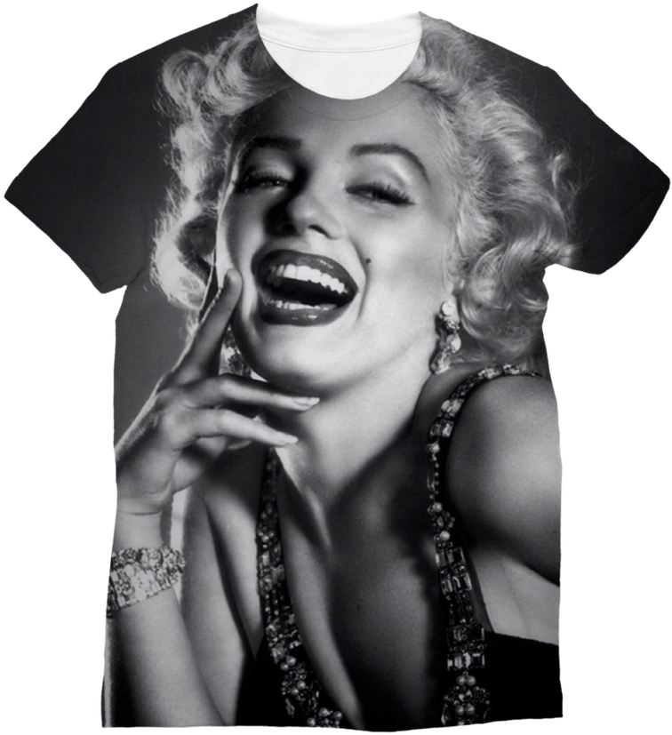 Marilyn Monroe ﻿classic Sublimation Women's T-shirt - Personaje De La Historia (900x900), Png Download