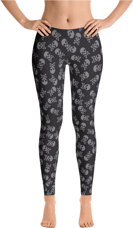 Classic Leggings - Grey Pattern Leggings (1000x1000), Png Download
