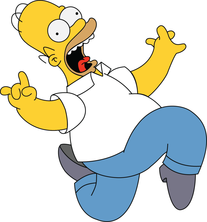 Homer Simpson Bart Simpson Clip Art - Homer Simpson Transparent (800x861), Png Download
