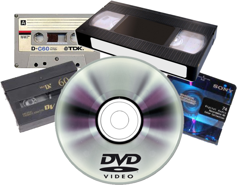 Simple Cassette Dvd With Cassette Vhs En Dvd - Vhs A Dvd Png (1024x814), Png Download