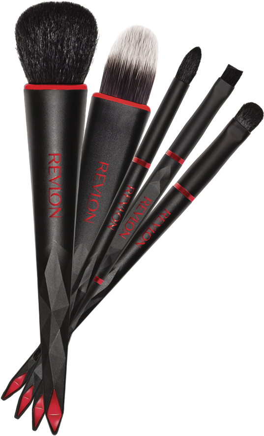 Makeup Brushes Png - Revlon Essential Brush Kit (590x1000), Png Download