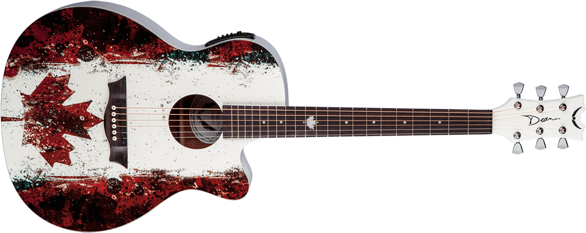 Acoustic Guitar (1200x503), Png Download