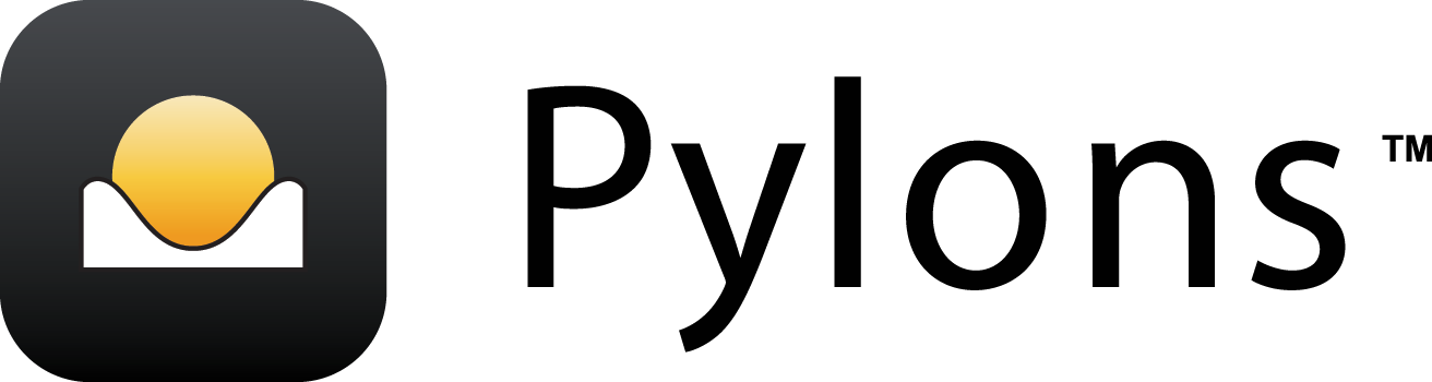 Png Pylons Logo For Light Background - Pylons Python (1312x350), Png Download
