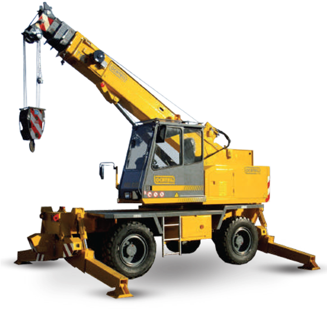 1997 - 10 Ton Capacity Mobile Crane (660x637), Png Download