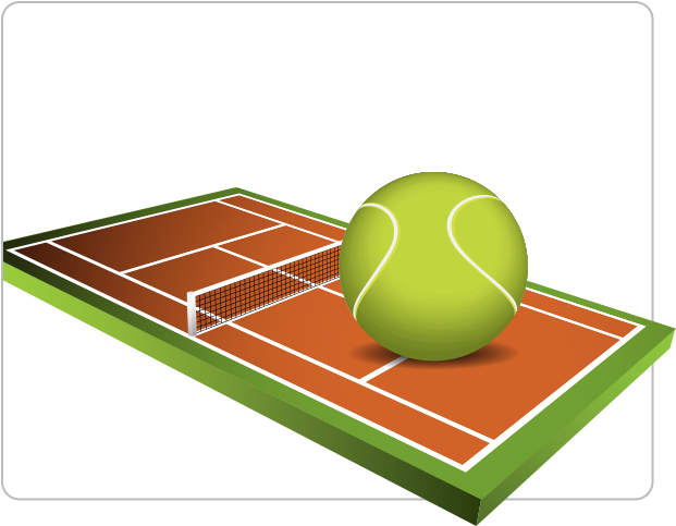 Campo Tennis Png (624x504), Png Download