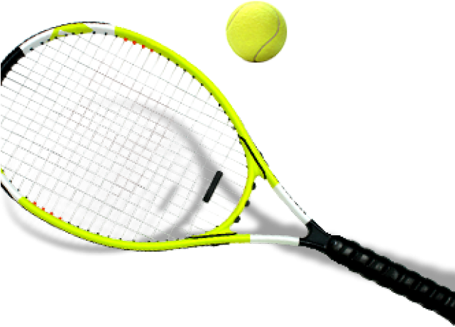 Tennis Racket And Ball (640x480), Png Download