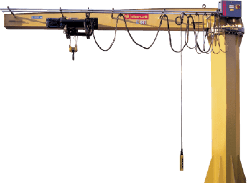 Free Png Download Factory Lifting Crane Png Images - Jib Crane (850x622), Png Download