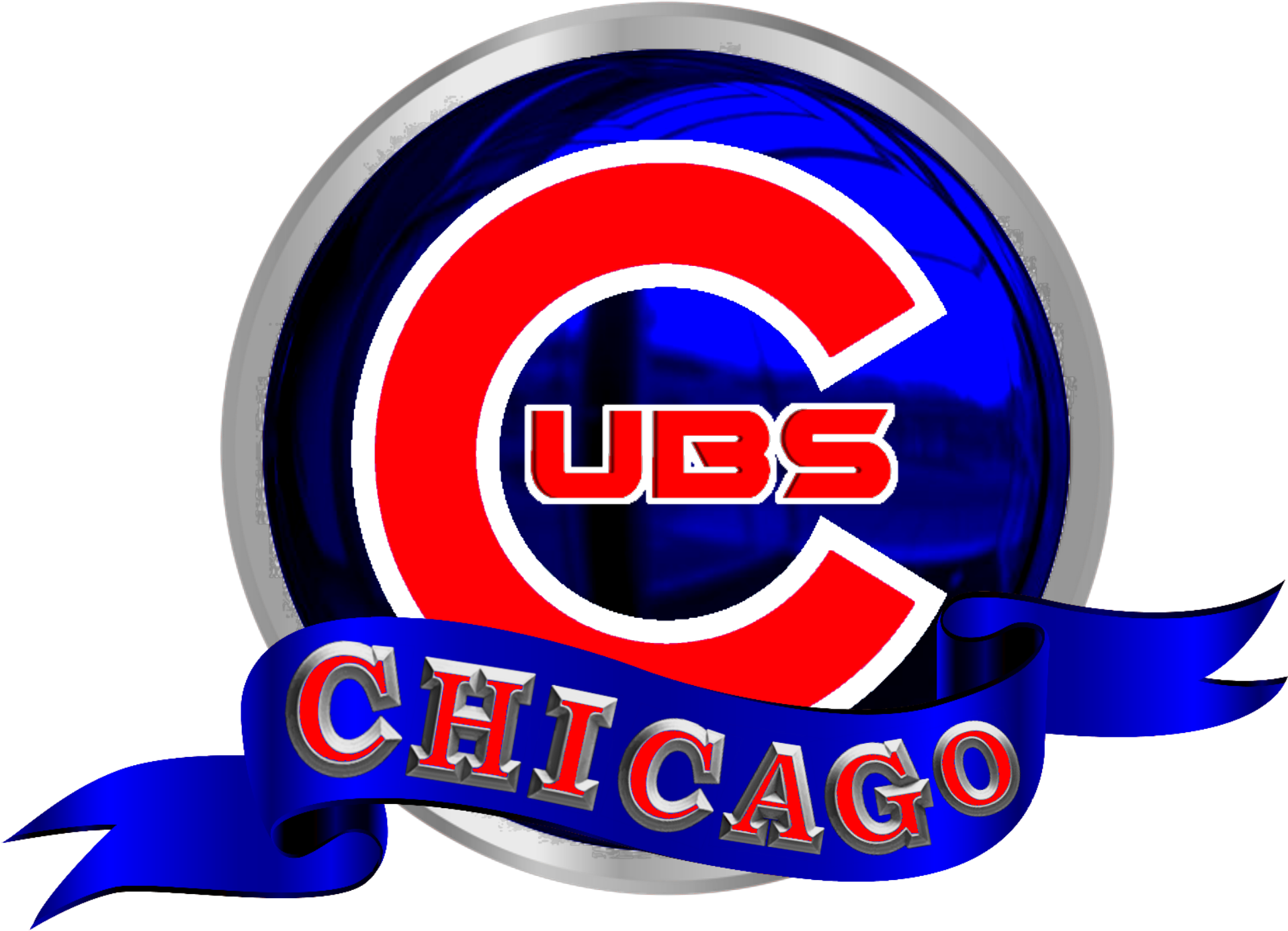 Chicago Cubs Logo, Chicago Cubs Baseball, Cubs Fan, - Circle (2000x1500), Png Download