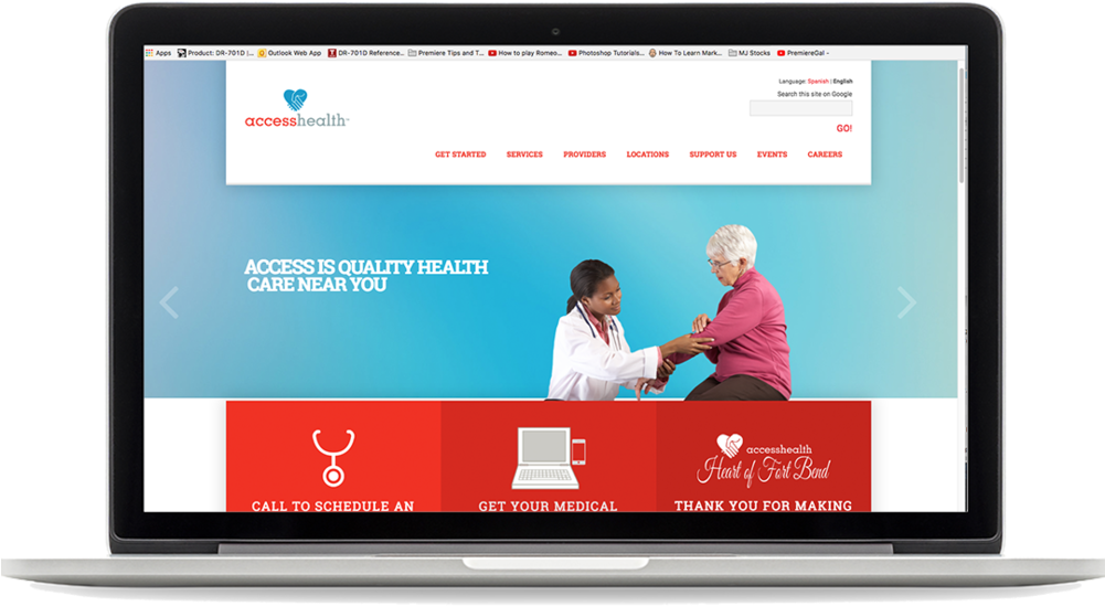 Access Health - Led-backlit Lcd Display (1000x667), Png Download