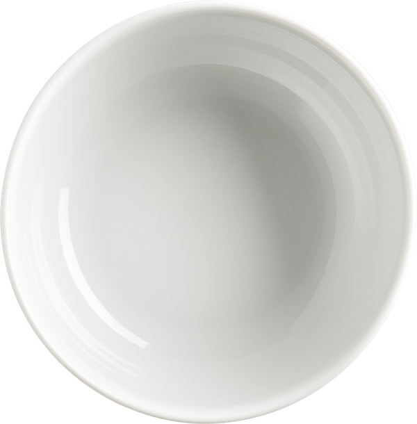 White Wide Rim Cereal Bowl - Bowl (600x610), Png Download
