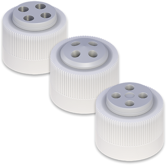 Nalgene 38-430 Solvent Safety Caps - Plastic (600x600), Png Download