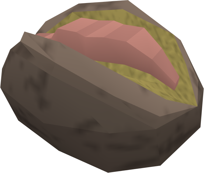The Red-eye Potato Is A Unique Food Used In Dungeoneering - Illustration (670x569), Png Download