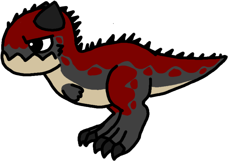 Jurassic Park Clipart Carnotaurus - Jurassic World Evolution Drawing (900x800), Png Download