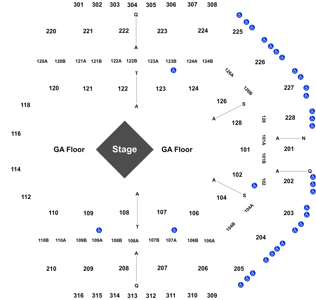 Section 126 Row Q Van Andel (1050x1050), Png Download