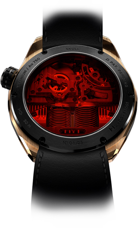 The Skull Red Eye, Hyt's New Extraordinary And Unprecedented - Skull Watch (454x749), Png Download