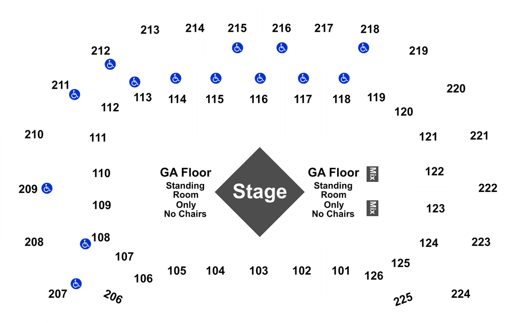 20% Off Metallica At Intrust Bank Arena Cheap Tickets - State Farm Arena Seating (1050x696), Png Download