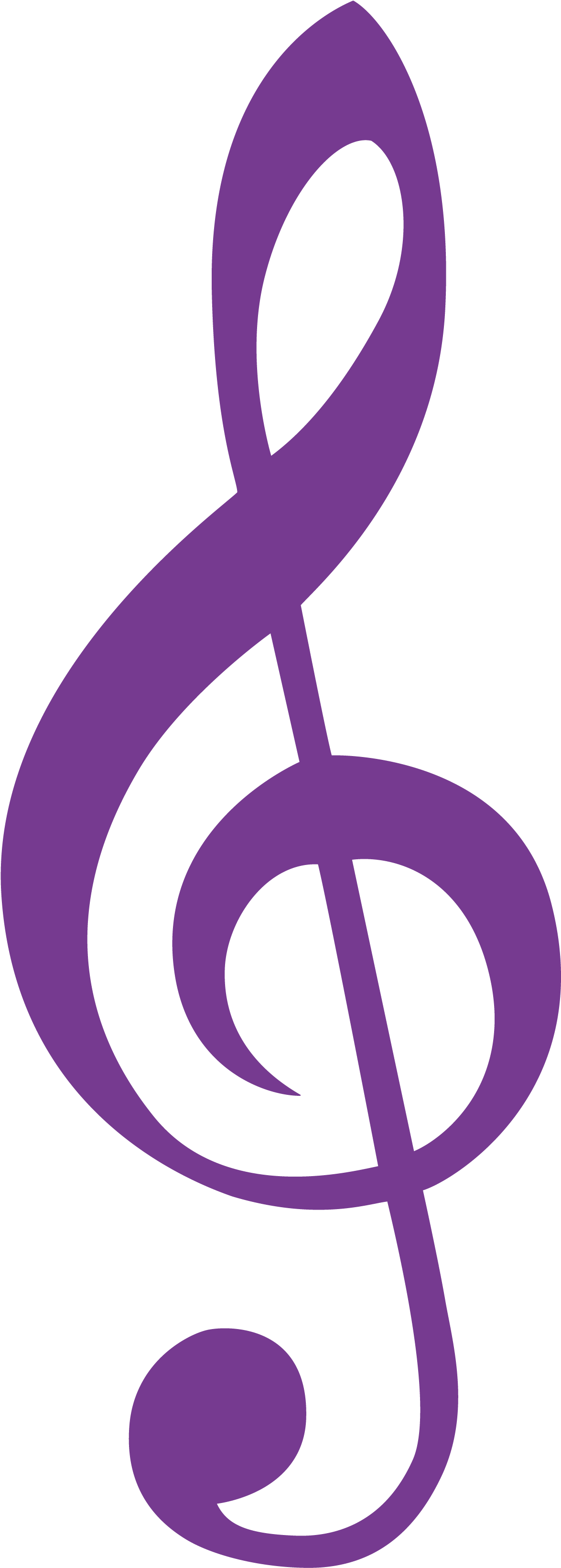 One Ping - Free Clip Art Music Notes (1768x3935), Png Download