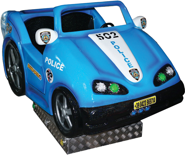 Police Car - Electric Car (600x600), Png Download