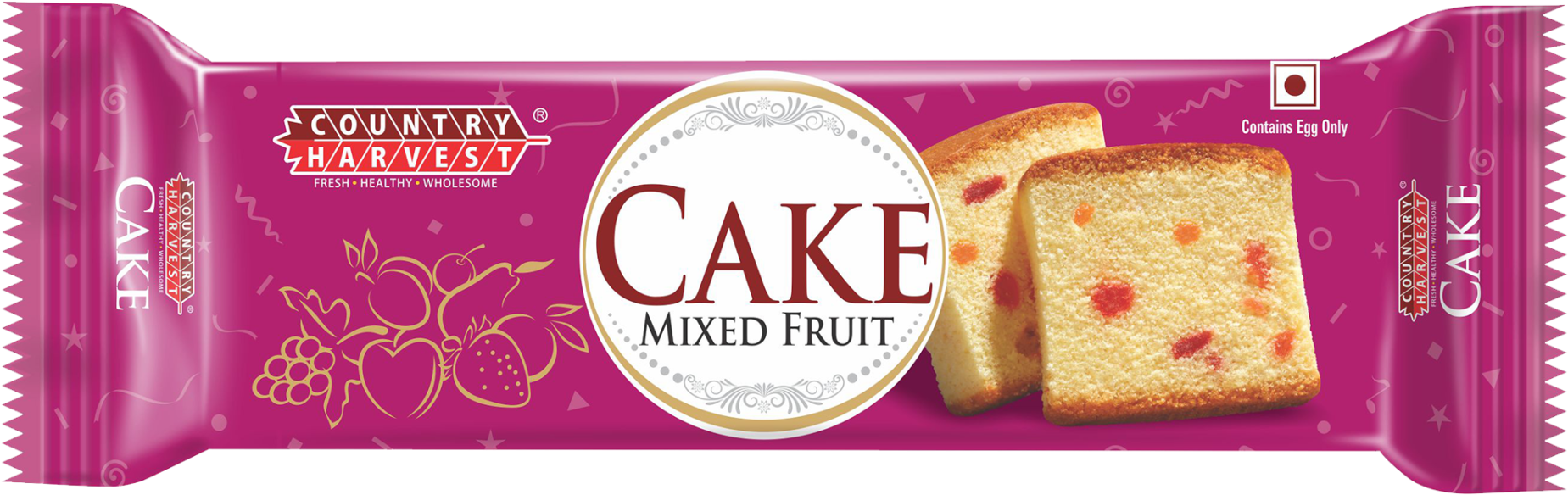 In A Wide Range Of Exciting Flavours - Country Harvest Cake (2048x699), Png Download