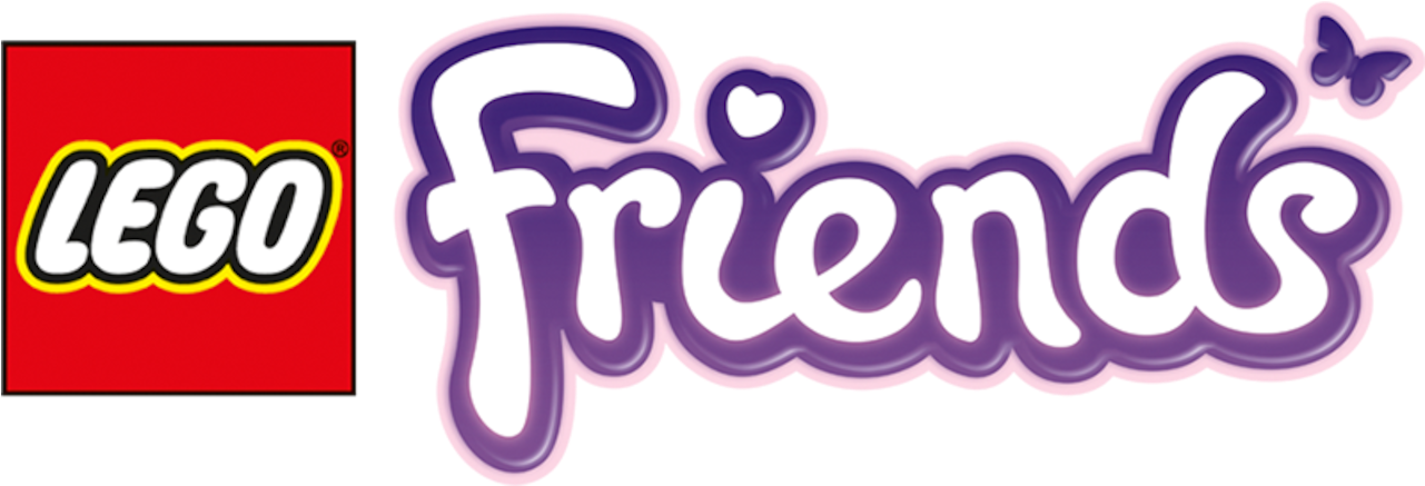 Lego Friends - Lego Friends Logo Png (1280x544), Png Download