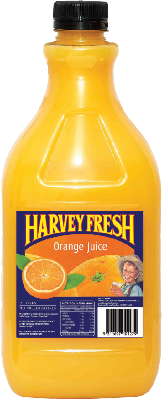 Download Product Image - Harvey Fresh Orange Juice (524x1280), Png Download