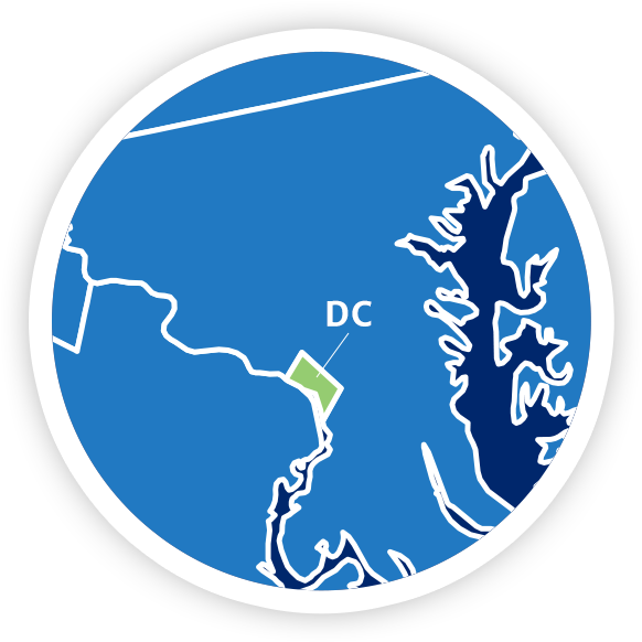 Here's What's Available In Washington Dc - Circle (588x590), Png Download