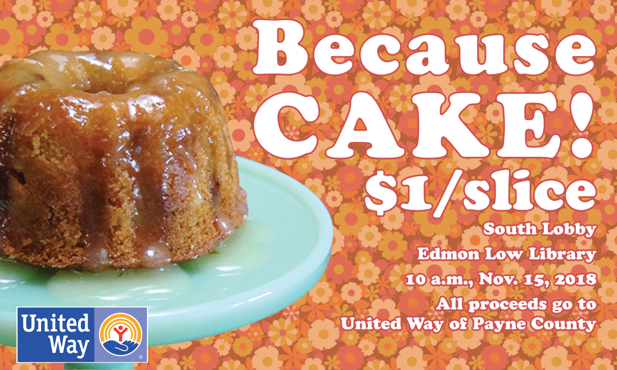 Library To Grab A Slice Of Bundt Cake For Just $1 Before - United Way (1200x720), Png Download