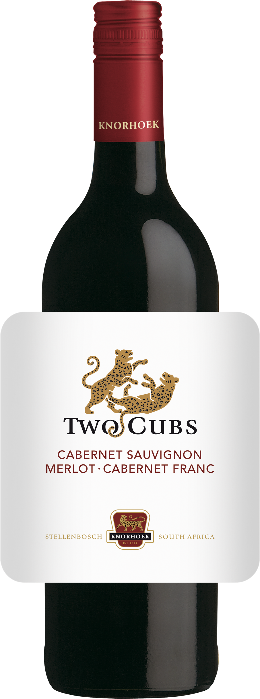 Buy Knorhoek Wines Two Cubs Red Blend Online From Our - Wine Bottle (1231x2953), Png Download