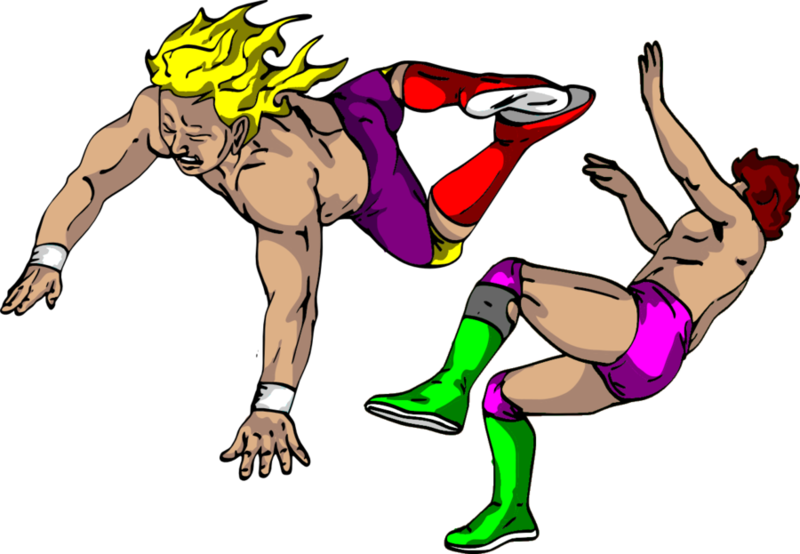 Wrestling Png Transparent Image - Pro Wrestling Png (800x554), Png Download