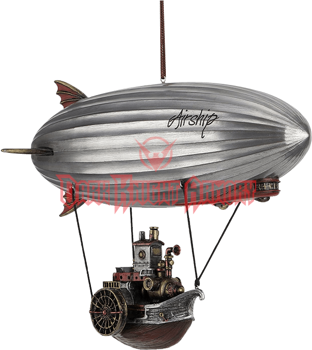 Steampunk Airship With Steamship Gondola (711x711), Png Download