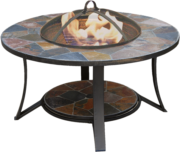 Gallery Of Fire Pit Coffee Table Designs Ideas - Table (675x523), Png Download