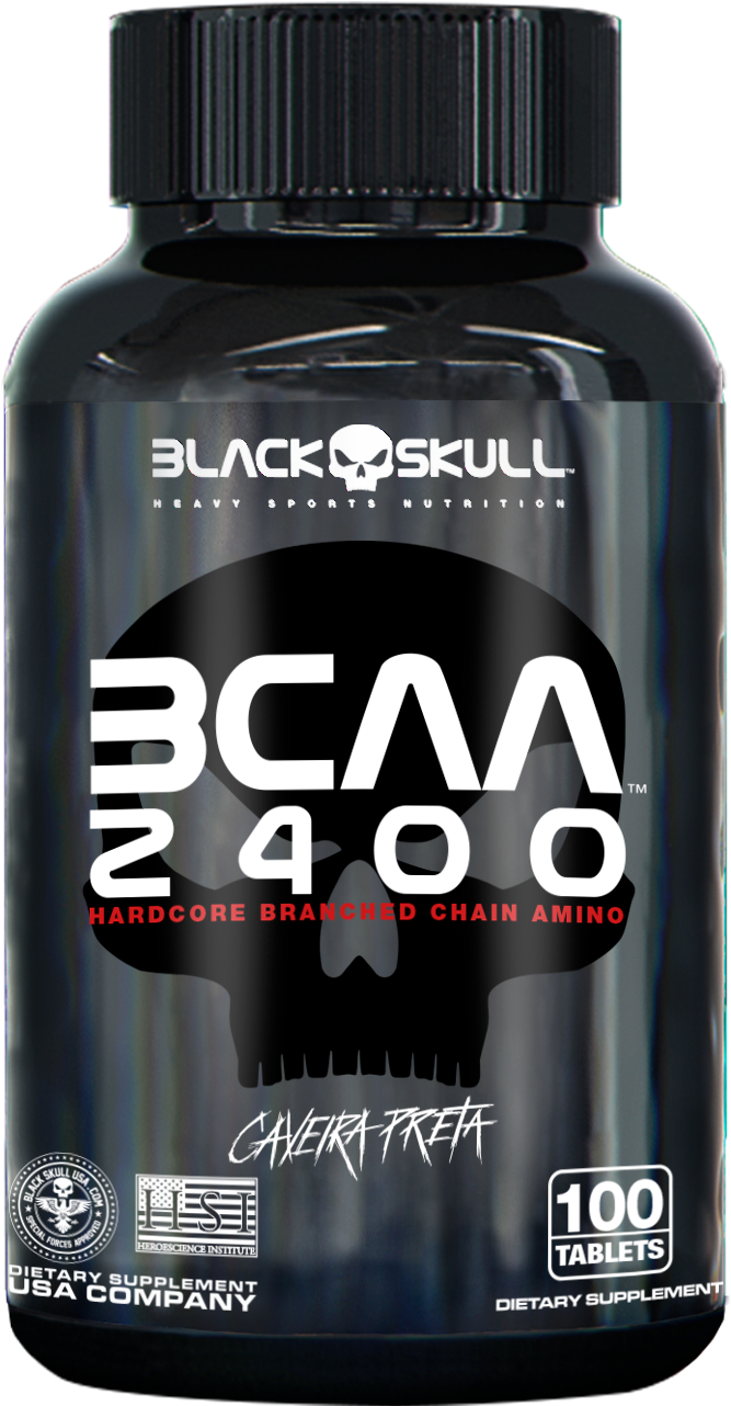 Black Skull Bcaa 2400 (766x1288), Png Download